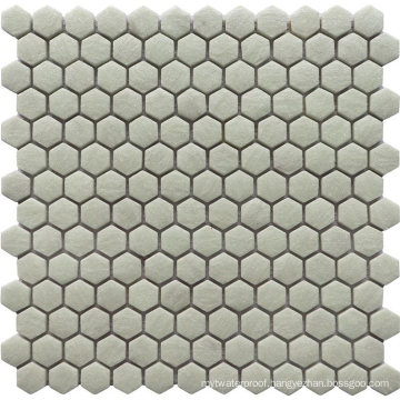 New Design Beige Color Mosaic Enable Glass Crystal Mosaic